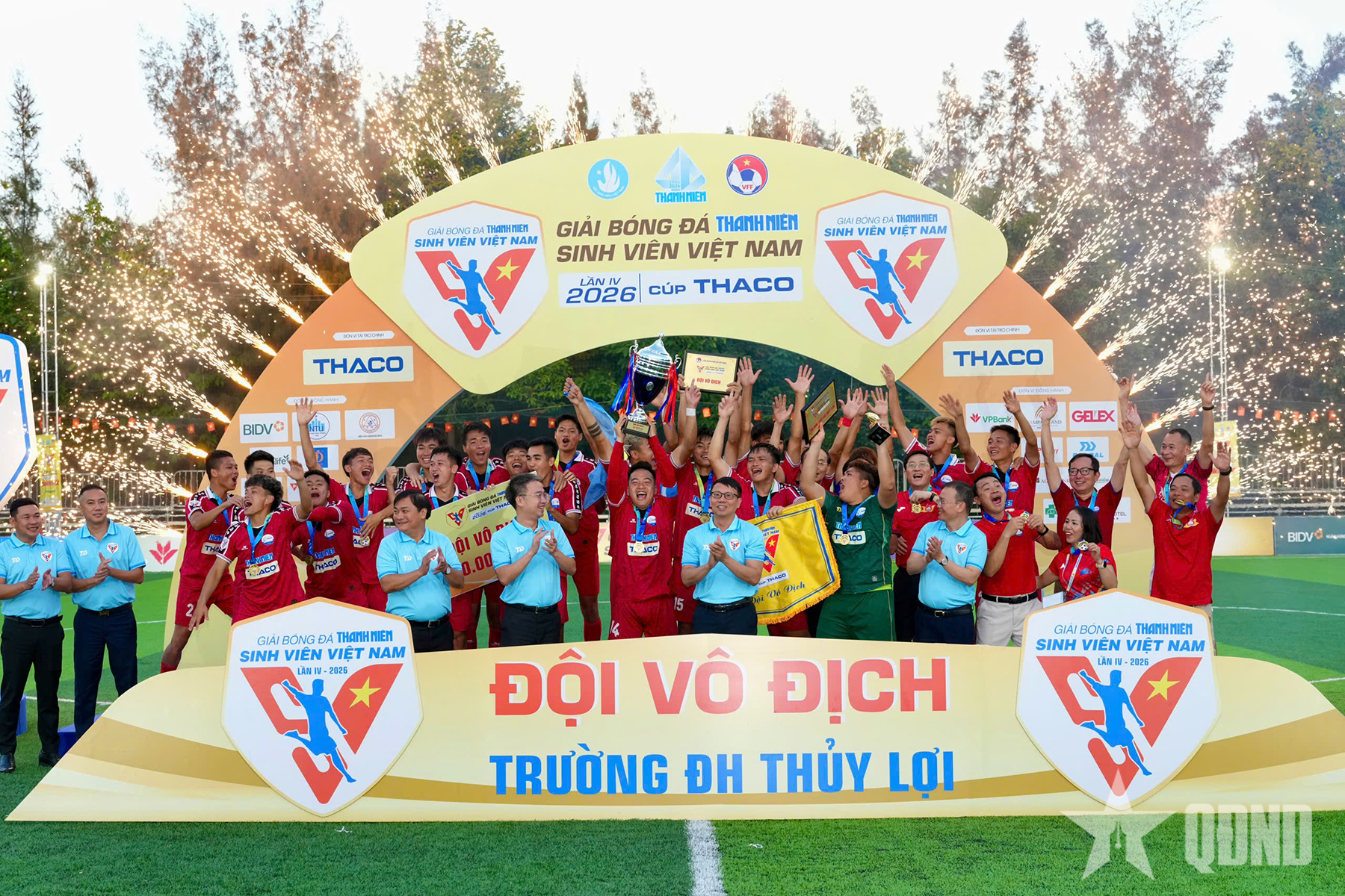 Đội Trường Đại học Thủy Lợi vô địch Giải bóng đá Thanh niên Sinh viên Việt Nam